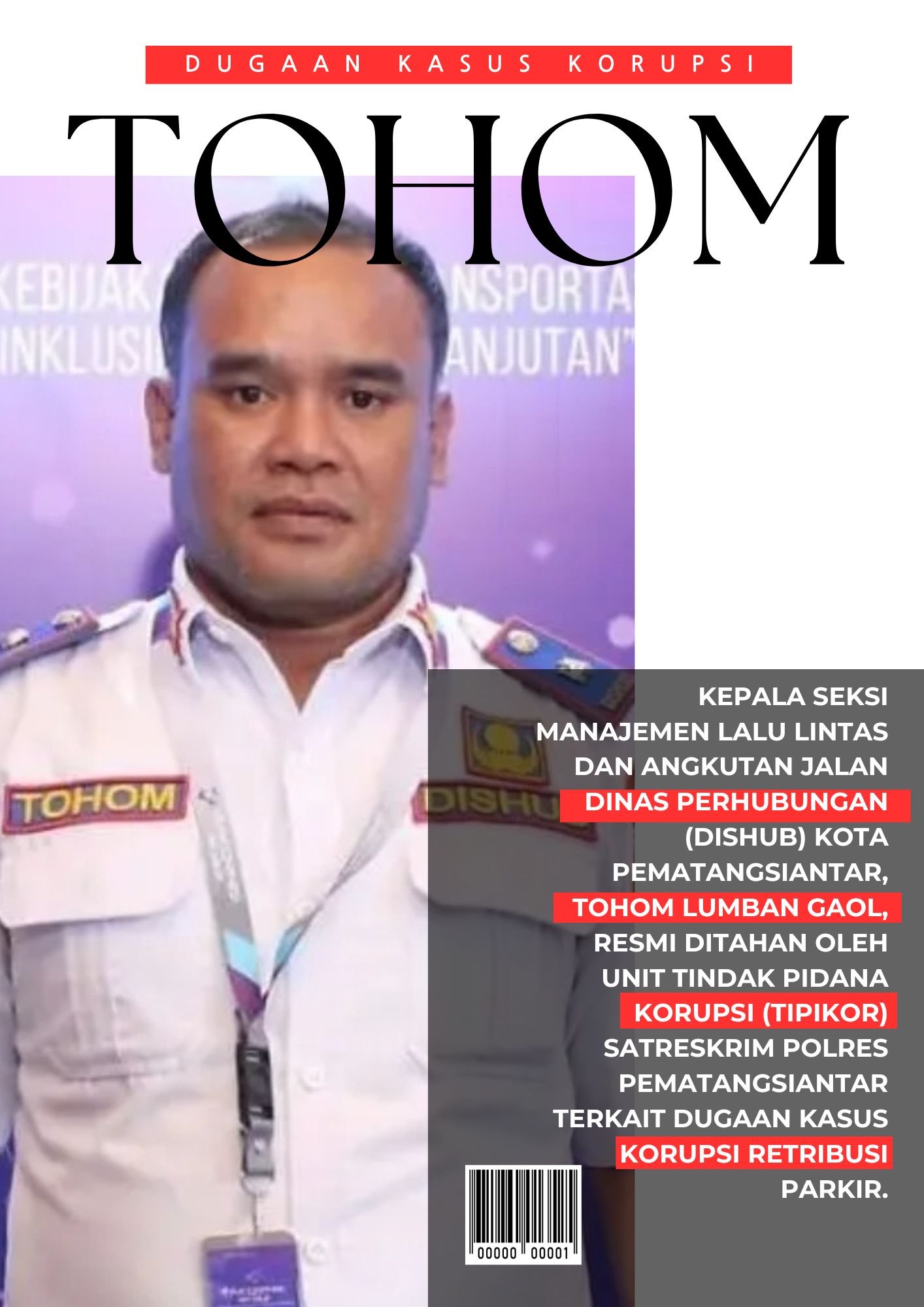 Pejabat Dishub Pematangsiantar Ditahan Terkait Dugaan Korupsi Retribusi Parkir RS Vita Insani post thumbnail image
